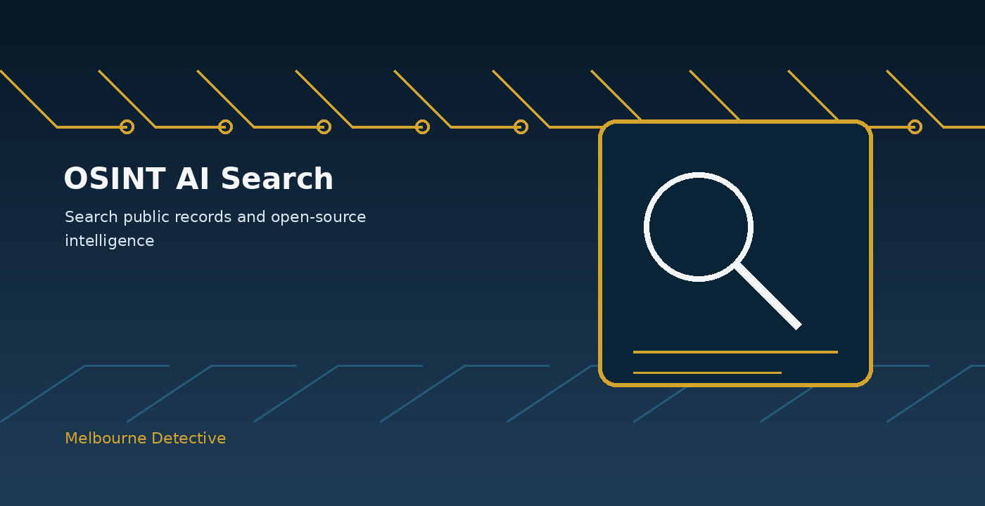OSINT search illustration